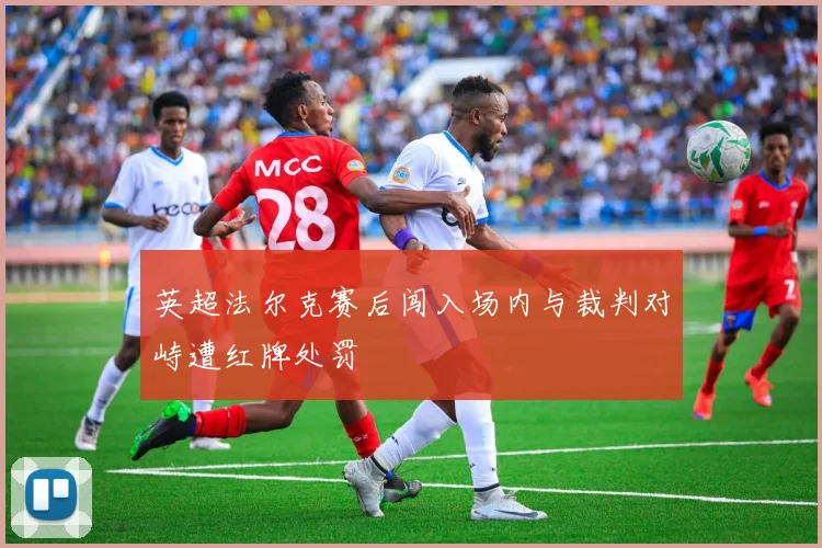 英超法尔克赛后闯入场内与裁判对峙遭红牌处罚